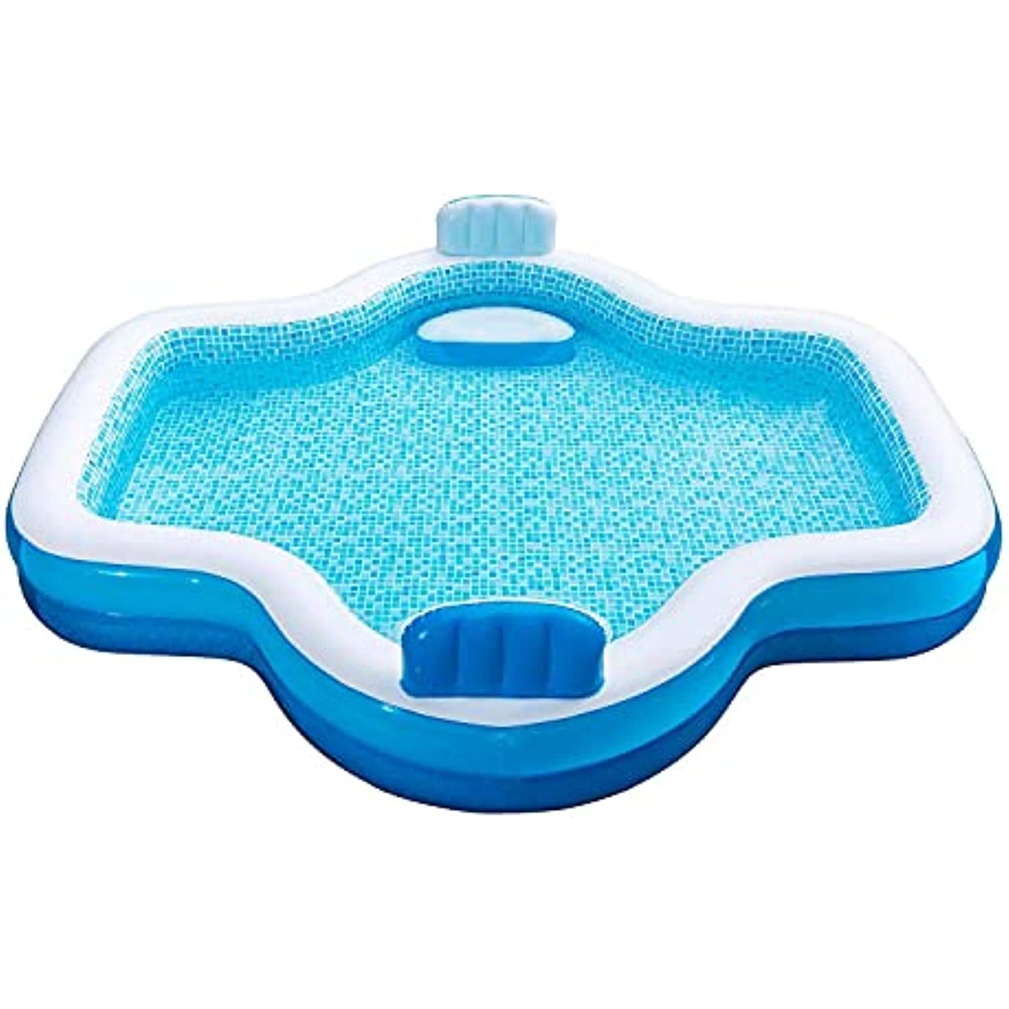 Members Mark Elegant Family Pool 10 Feet Long 2 Inflatable Seats with Backrests. New Version
