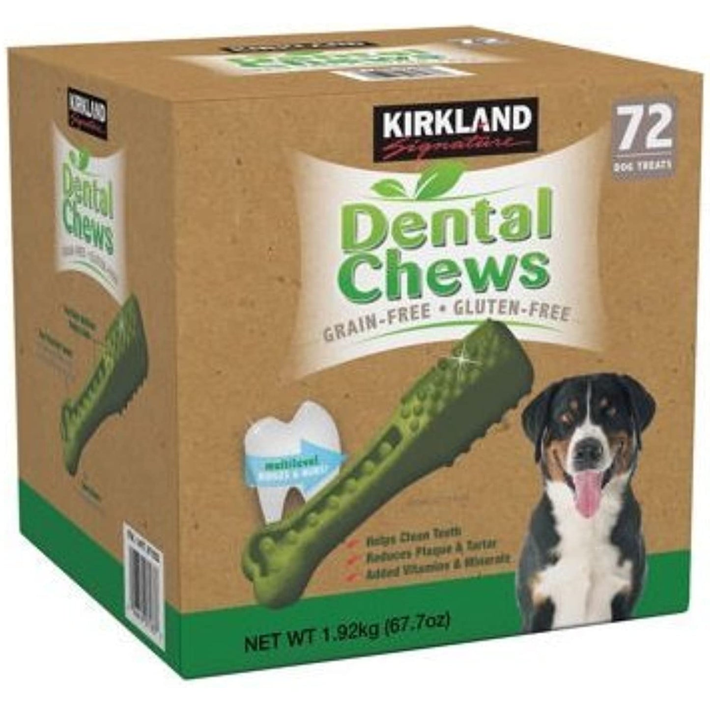 Kirkland Signature Dental Chews Dog Treats, 72 Box Count - 2 Pack