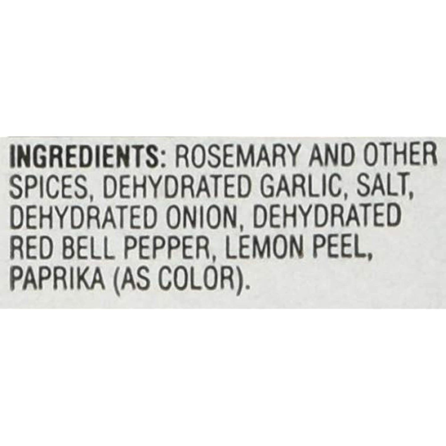 Tone's Seasoning, Rosemary Garlic, 6.25 Ounce