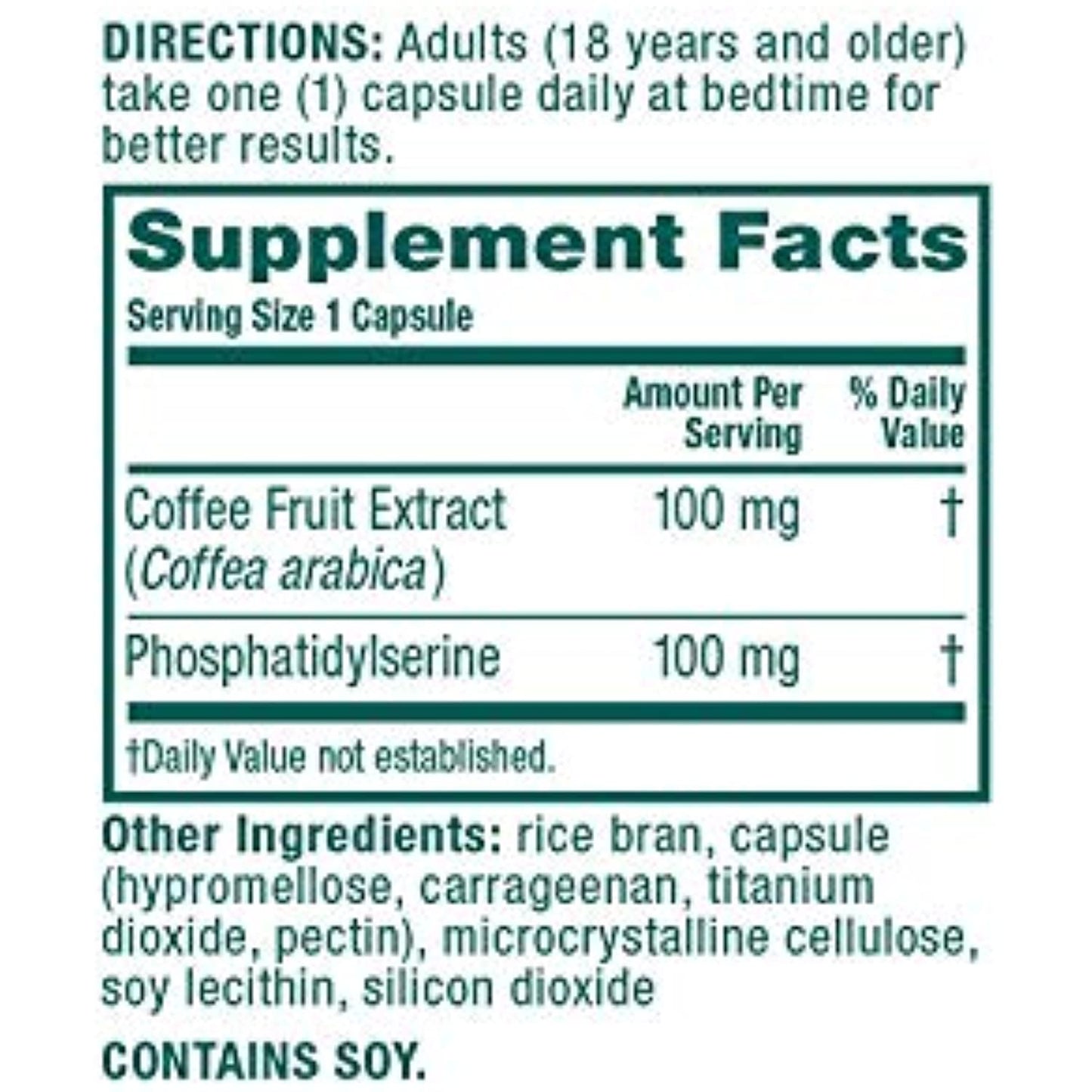 Neuriva Original Brain Performance Supplement - 42 Capsules