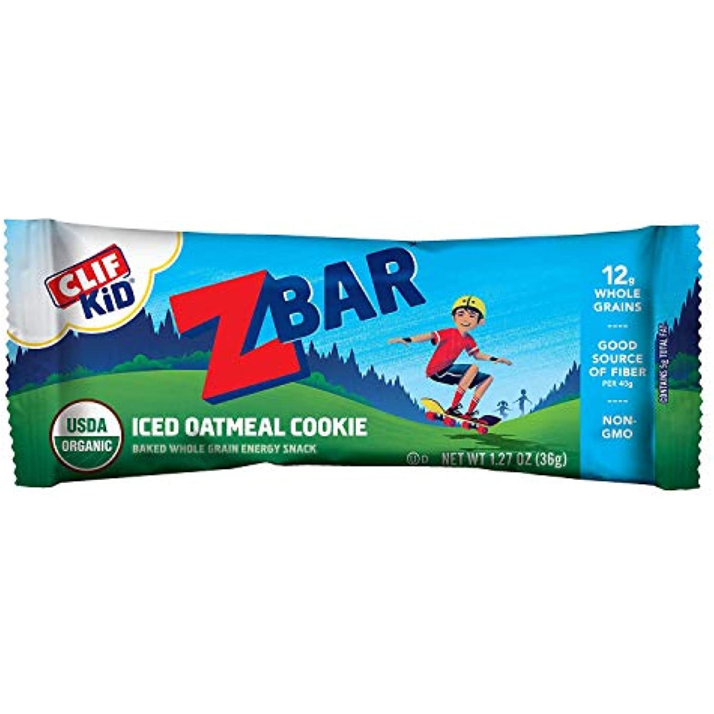 Clif Kid Zbar, Iced Oatmeal, Brownie, Chocolate Chip (1.27 Ounce, 36 Count)