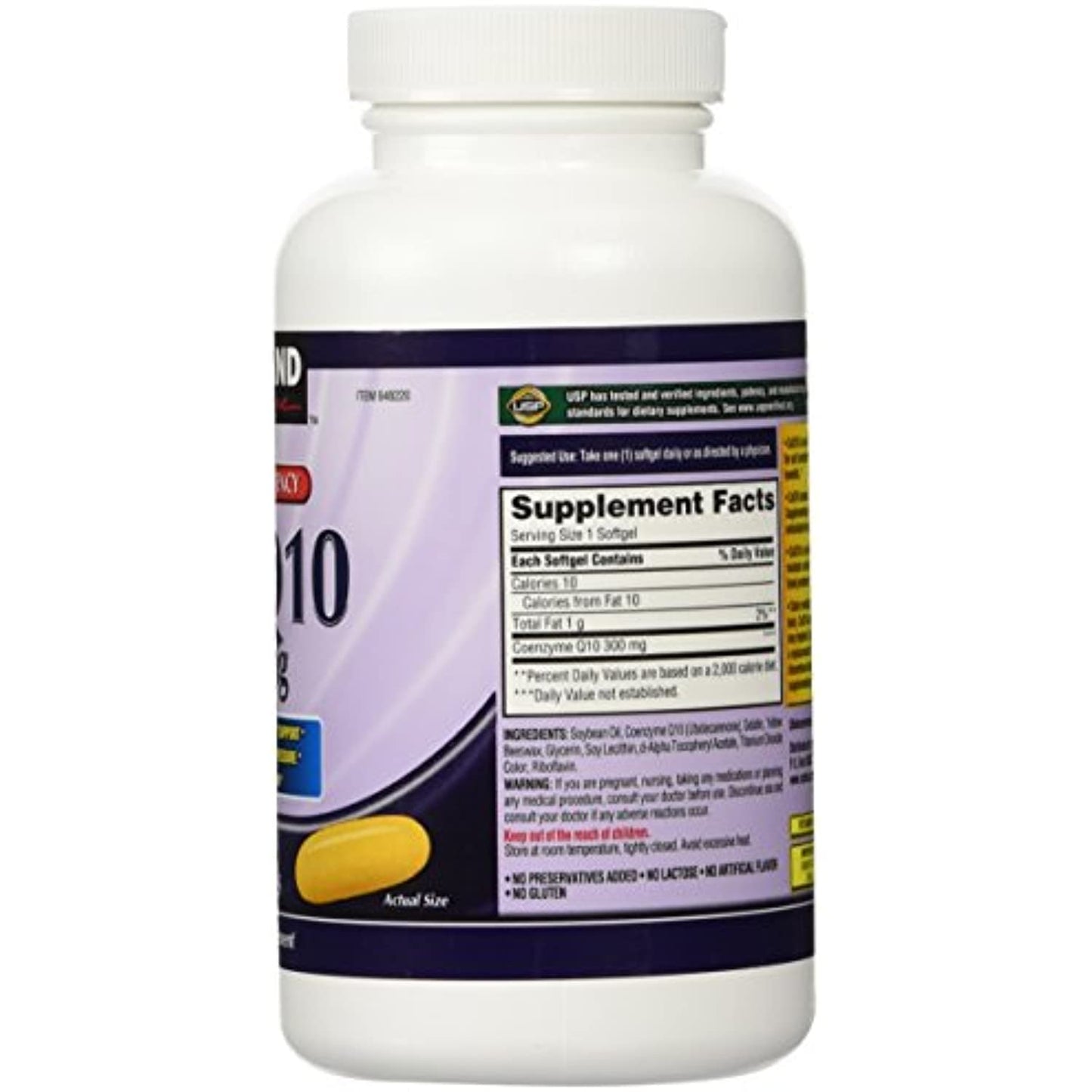 Kirkland Signature CoQ10 300 mg, 200 Softgels