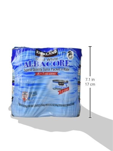 Kirkland Signature Solid White Albacore Tuna, 56 Ounce, Pack of 2