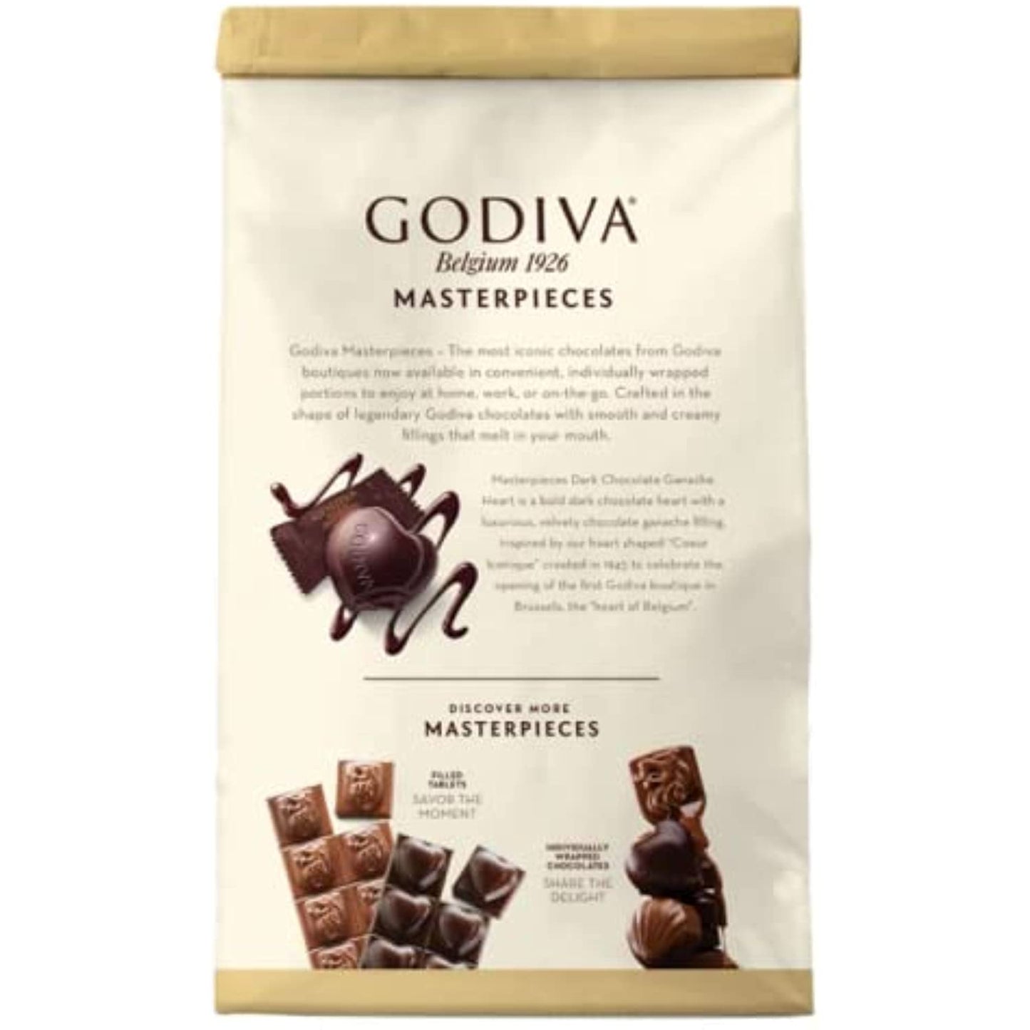 Godiva Masterpieces Dark Chocolate Hearts, 14.6 Oz