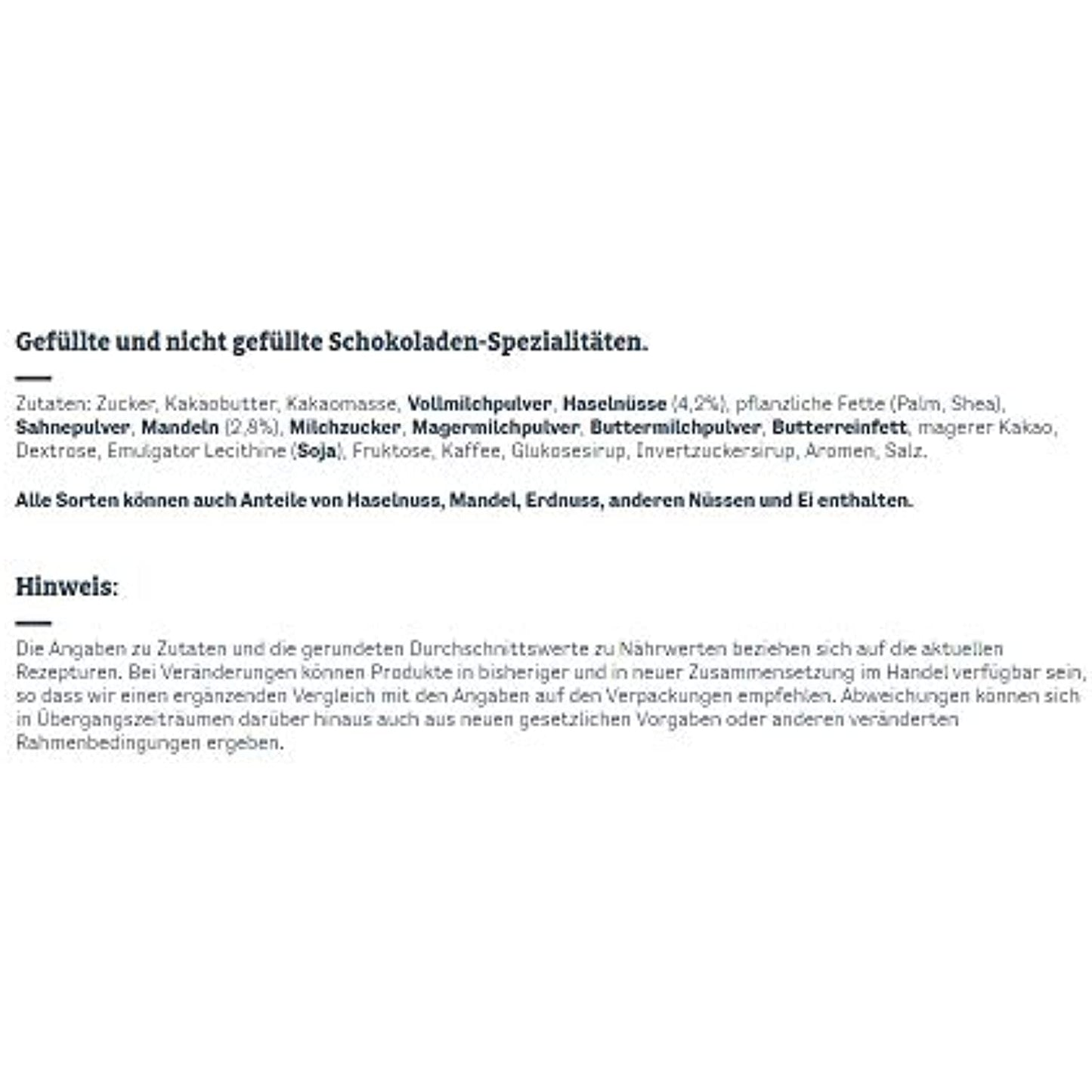 Merci European Chocolates Assortment XL (24 Oz. / 675 gr.)