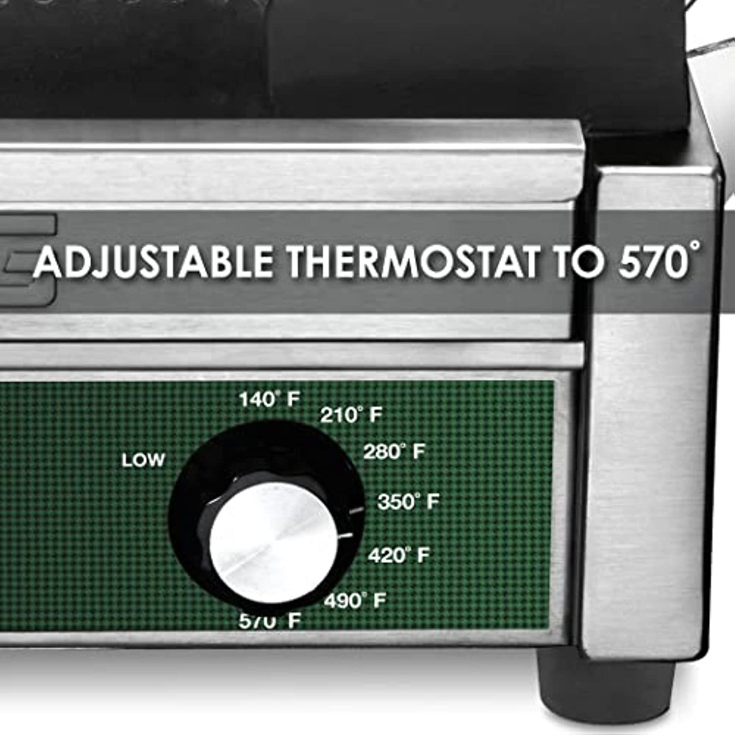 Waring Commercial WPG250 Panini Supremo� Large Panini Grill, Pancake drip Crepe Batter PANINI, 120V, 5-15 Phase Plug