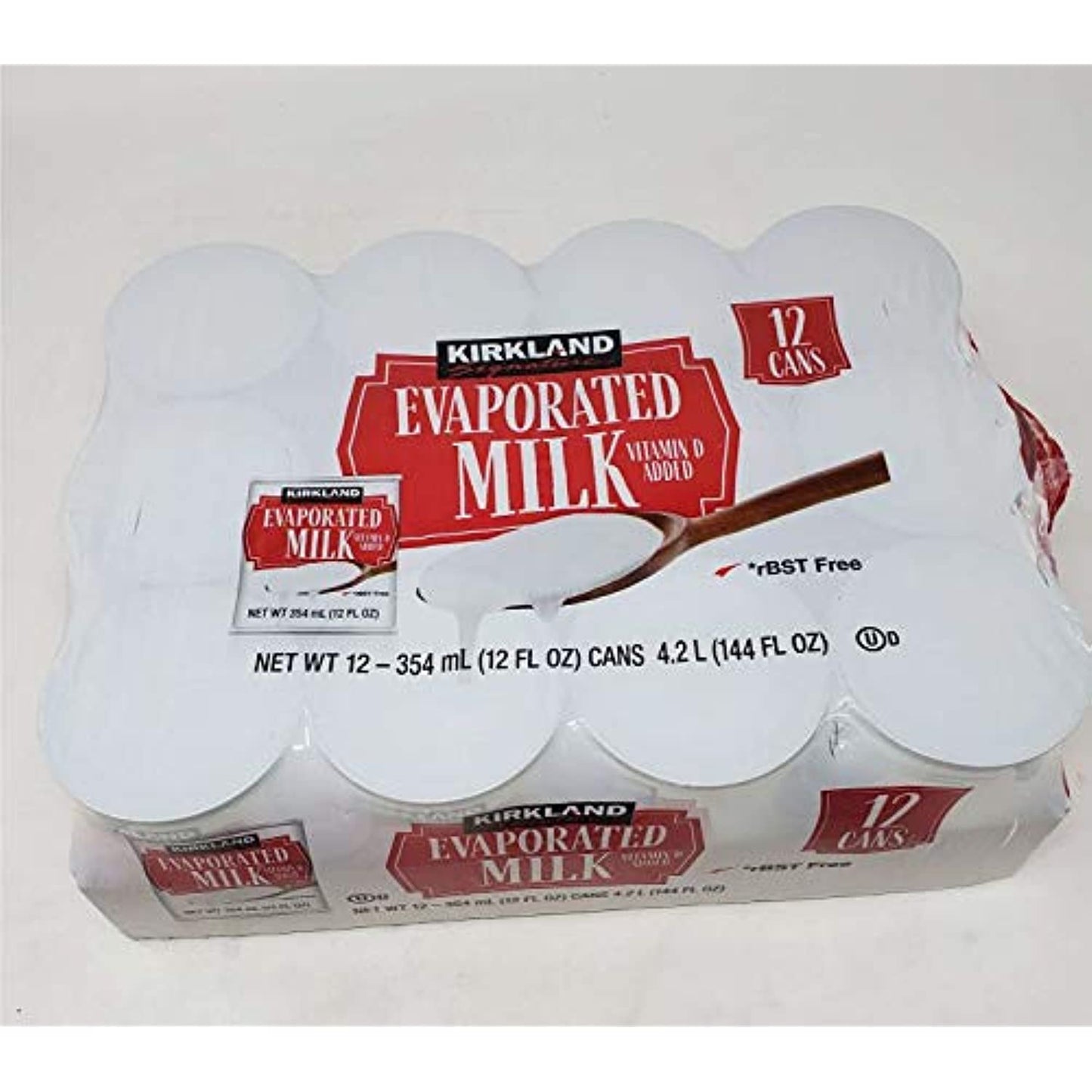 Kirkland Signature Evaporated Milk 12 Cans 12 FL OZ Each