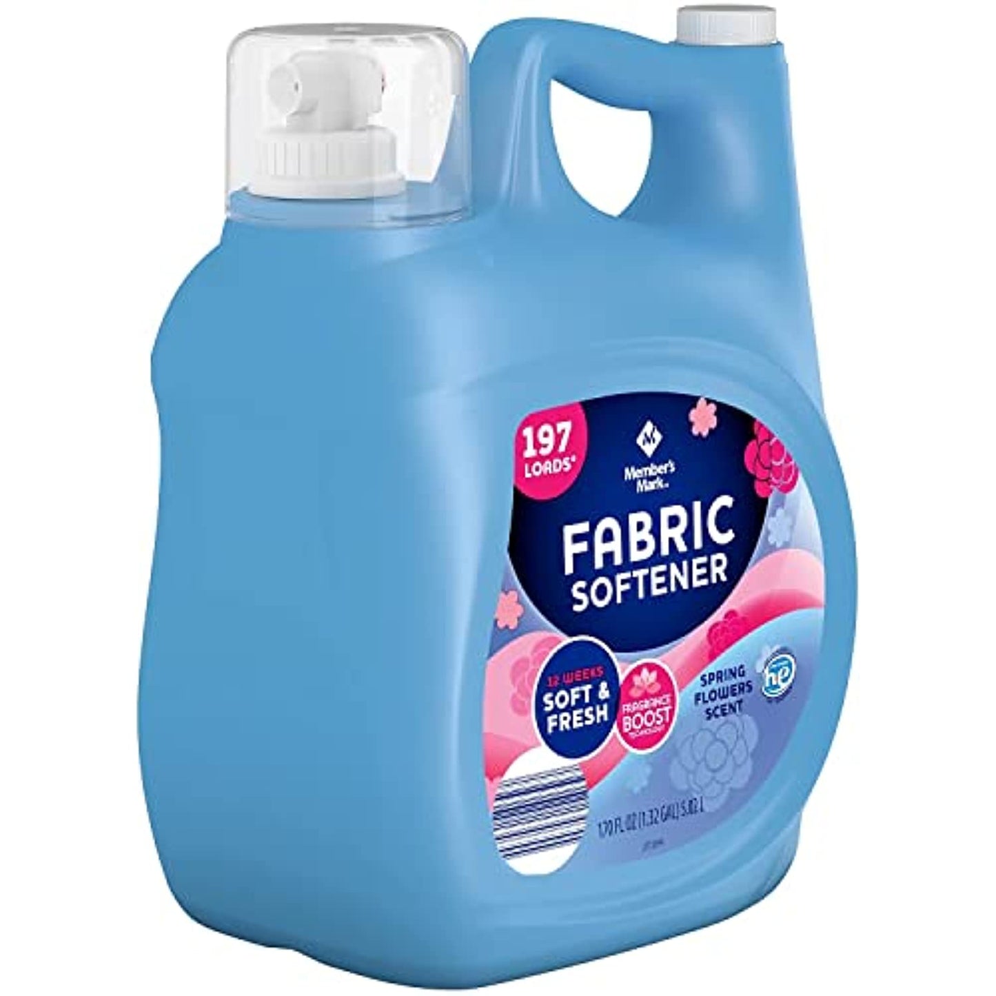 Member's Mark Liquid Fabric Softener, Spring Flowers (170 Ounce)