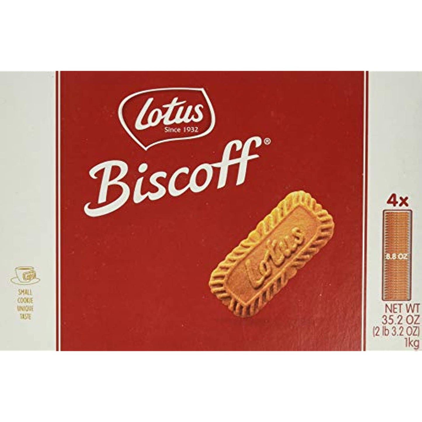 Lotus Biscoff Four Family Packs in One Box, 35.2 Ounce
