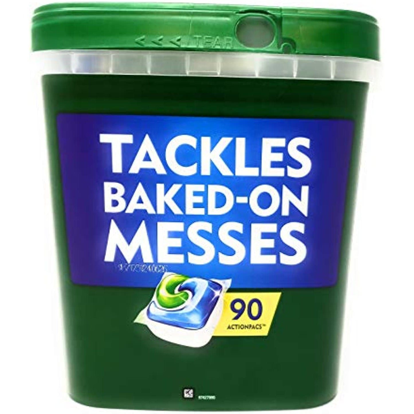 Cascade Complete Dishwasher Detergent, with Dawn Grease Fighting Power, 90 Fresh Scent Action Pacs