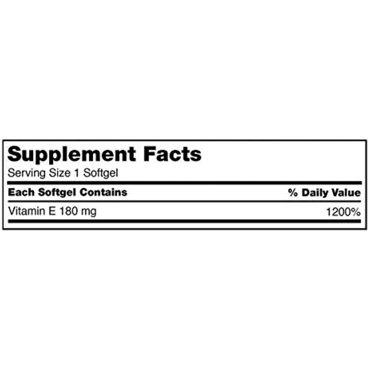 Kirkland Signature Vitamin E 400 I.U. 500 Softgels,(2 Count)