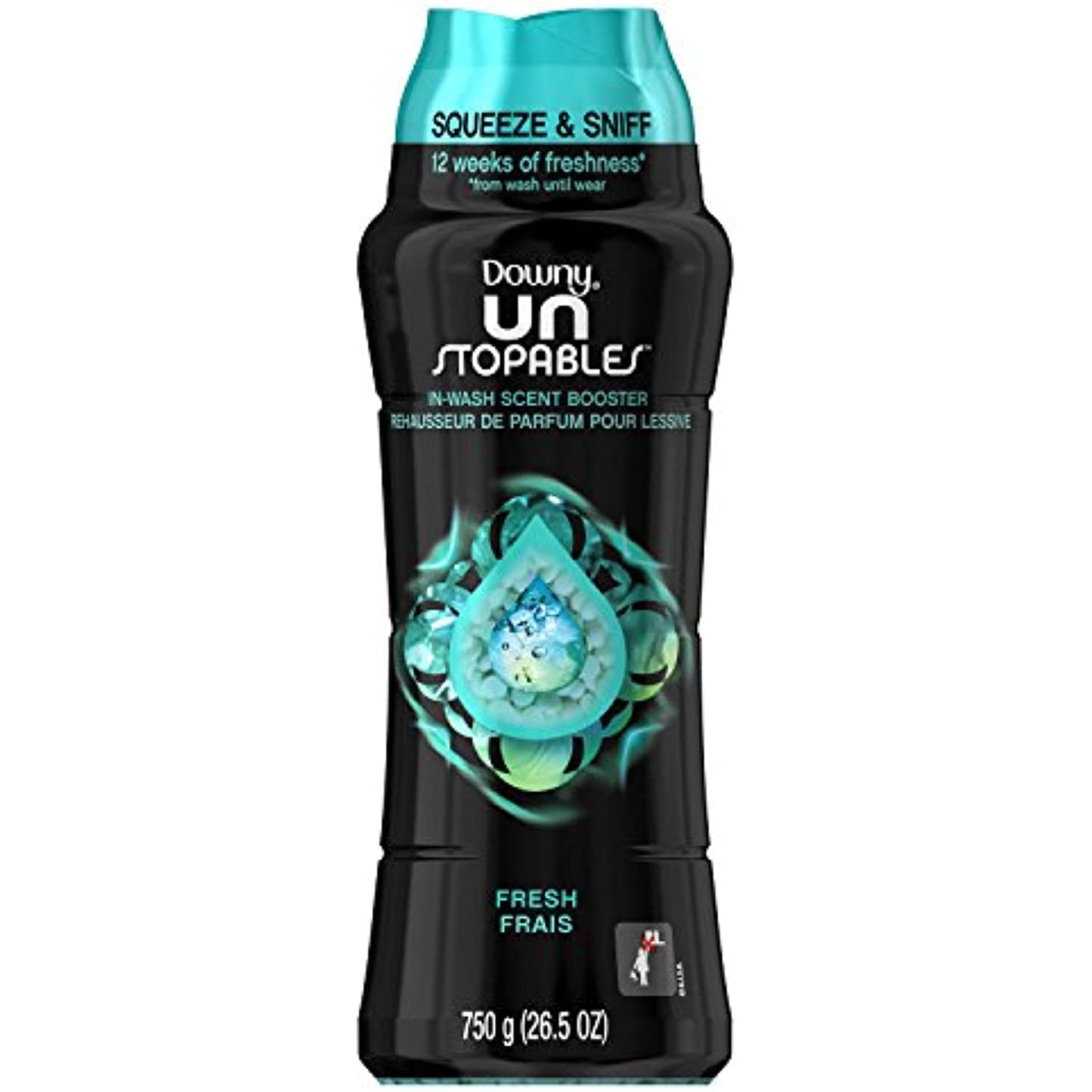 Downy Unstopables in-Wash Scent Booster Beads, Fresh Scent, 750 g - Packaging May Vary