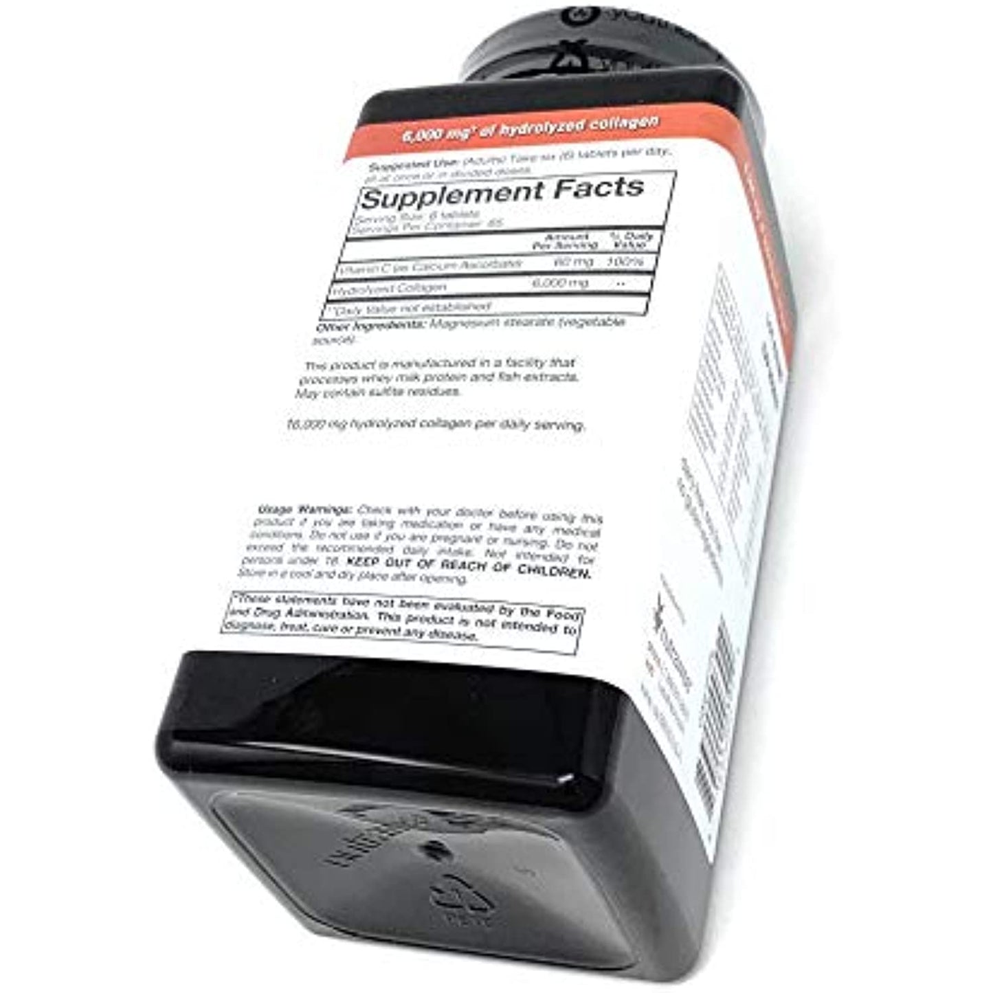 Youtheory Collagen Advanced Formula,Skin, Hair and Nails Enhanced with Vitamin C,6 Grams Collagen Type 1, 2 & 3 with 18 Amino Acids,390 Tablets