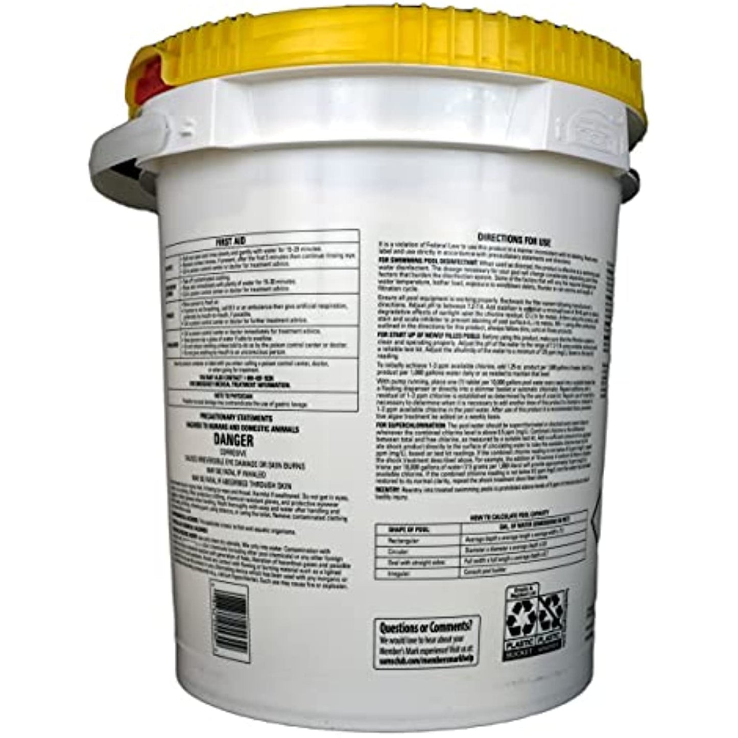 Members Mark Chlorinating Tablets 40LB 3 Tablets. 120018005