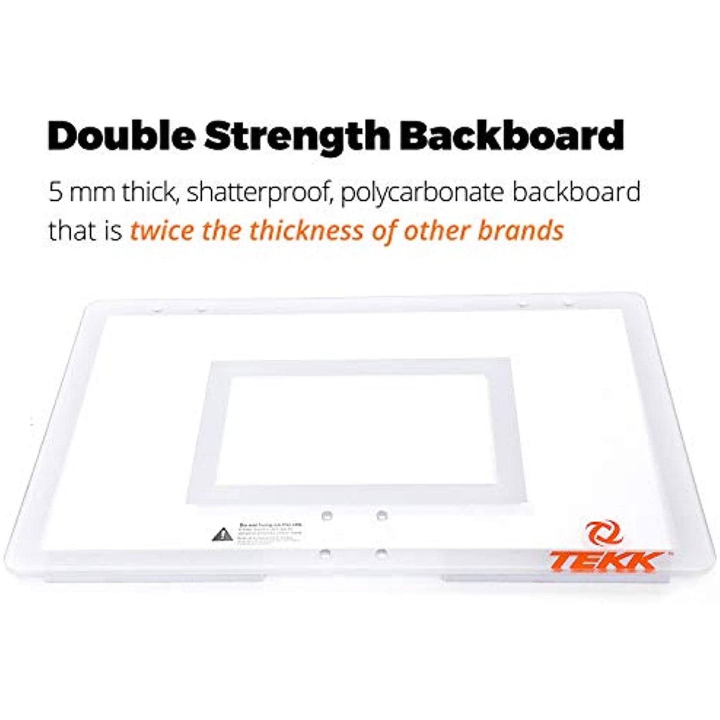 Tekk TA-22 Mini Basketball Hoop, 12 x 18-Inch