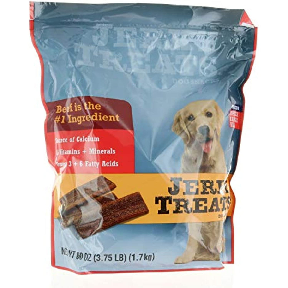 Jerky Treats Tender Strips Dog Snacks Beef 60 oz. 3.75 lbs Jerky-hl Jerky-7q