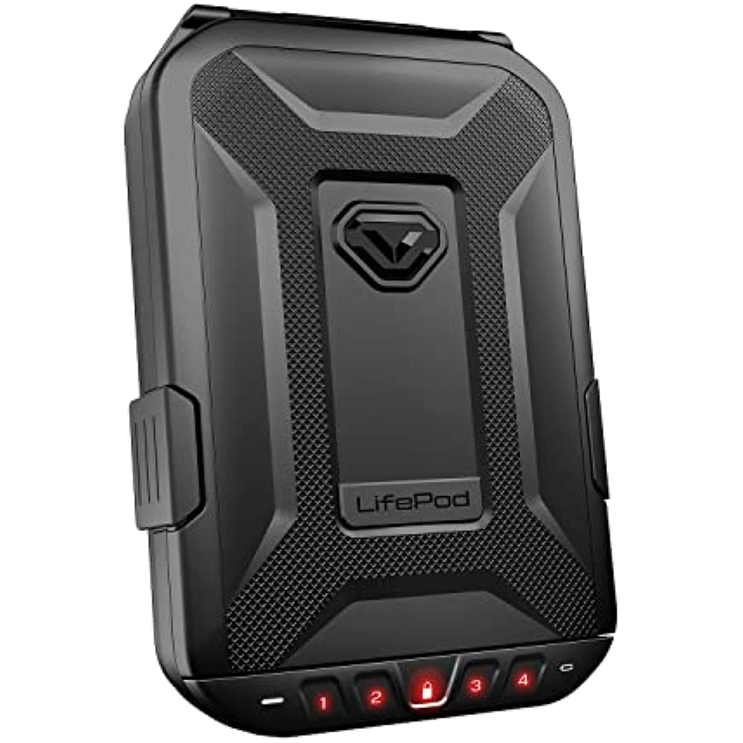 VAULTEK LifePod Secure Waterproof Travel Case Rugged Electronic Lock Box Travel Organizer Portable Handgun Case with Backlit Keypad