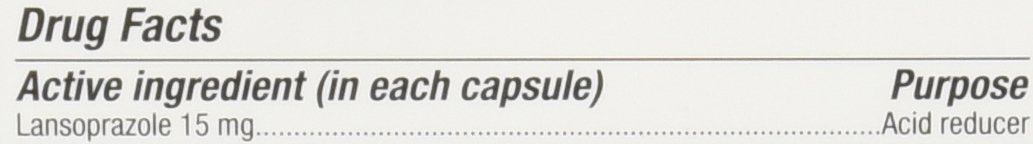 Kirkland Signature Kirkland Lansoprazole Delayed-Release Total 42 Capsules, Blue,14 Count (Pack of 3)
