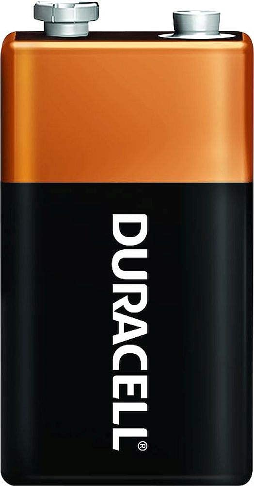 Duracell Coppertop Alkaline Batteries 9v