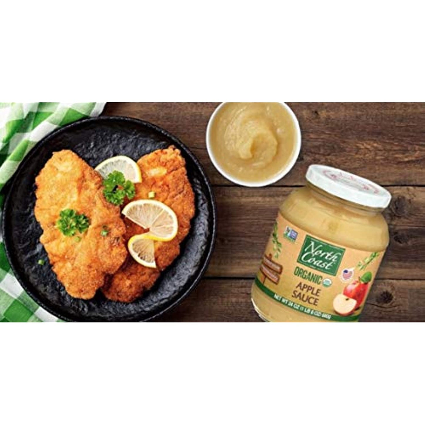 North Coast Organic Honeycrisp Apple Sauce, 24 Ounce (Pack of 6)