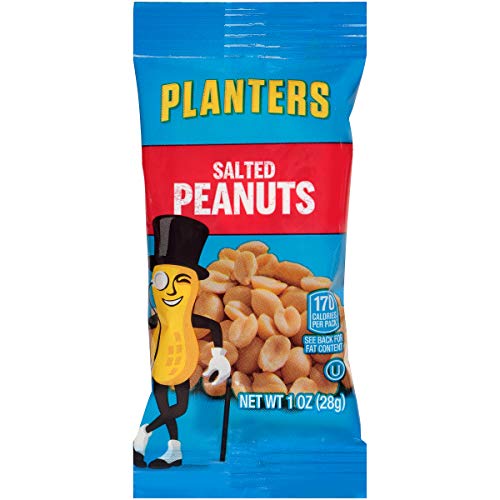 Planters Single Serve Salted Peanuts, 1 oz. Bags (Pack of 144)