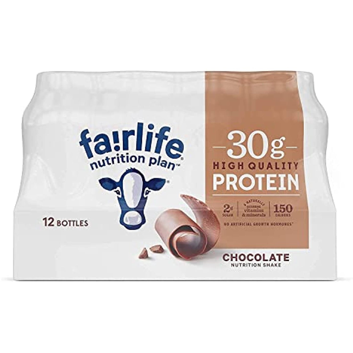 Fairlife Nutrition Plan High Protein Chocolate Shake, 12 pk. - Set of 4 - 48 Bottles