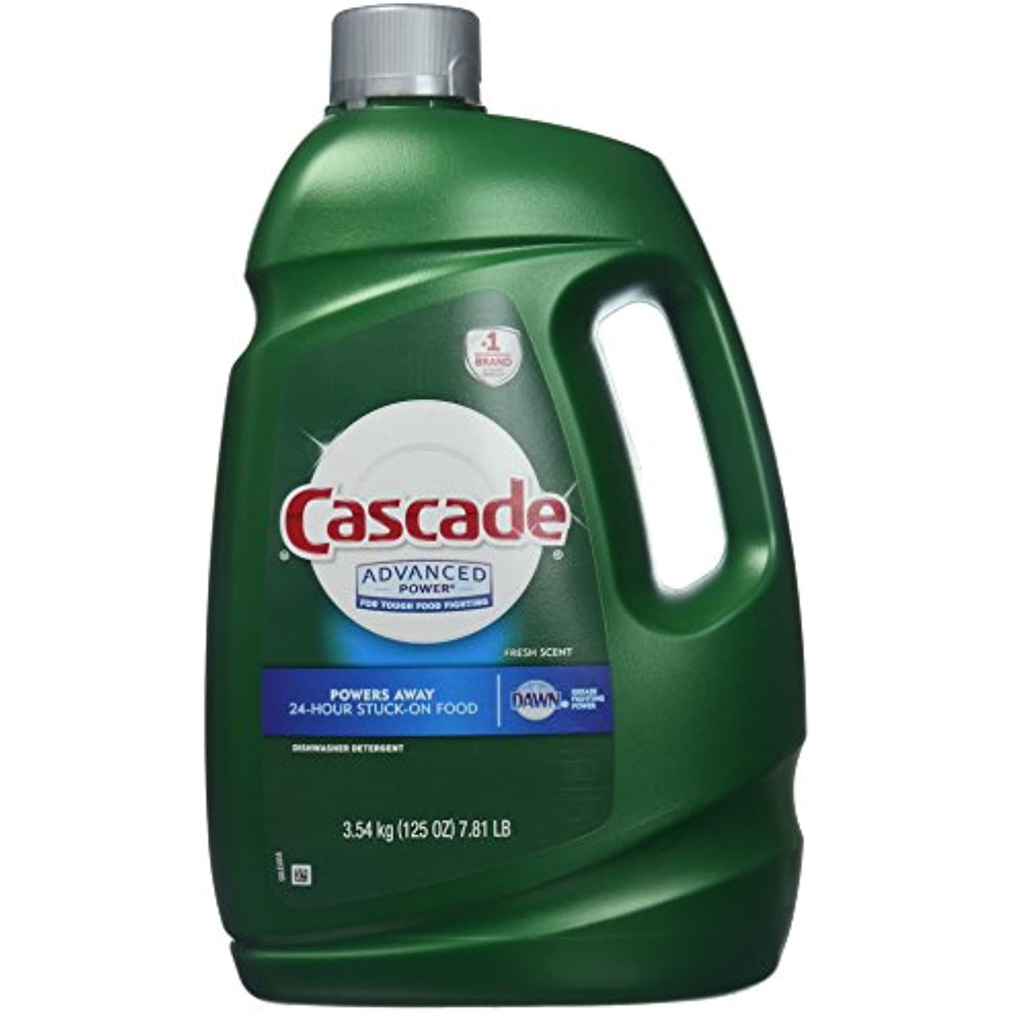 Cascade Advanced Power Liquid Machine Dishwasher Detergent with Dawn, 125-Fl. Oz, Plastic Bottle (125 Fl Oz)