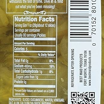 Best Maid Hamburger Slices 1 Gal