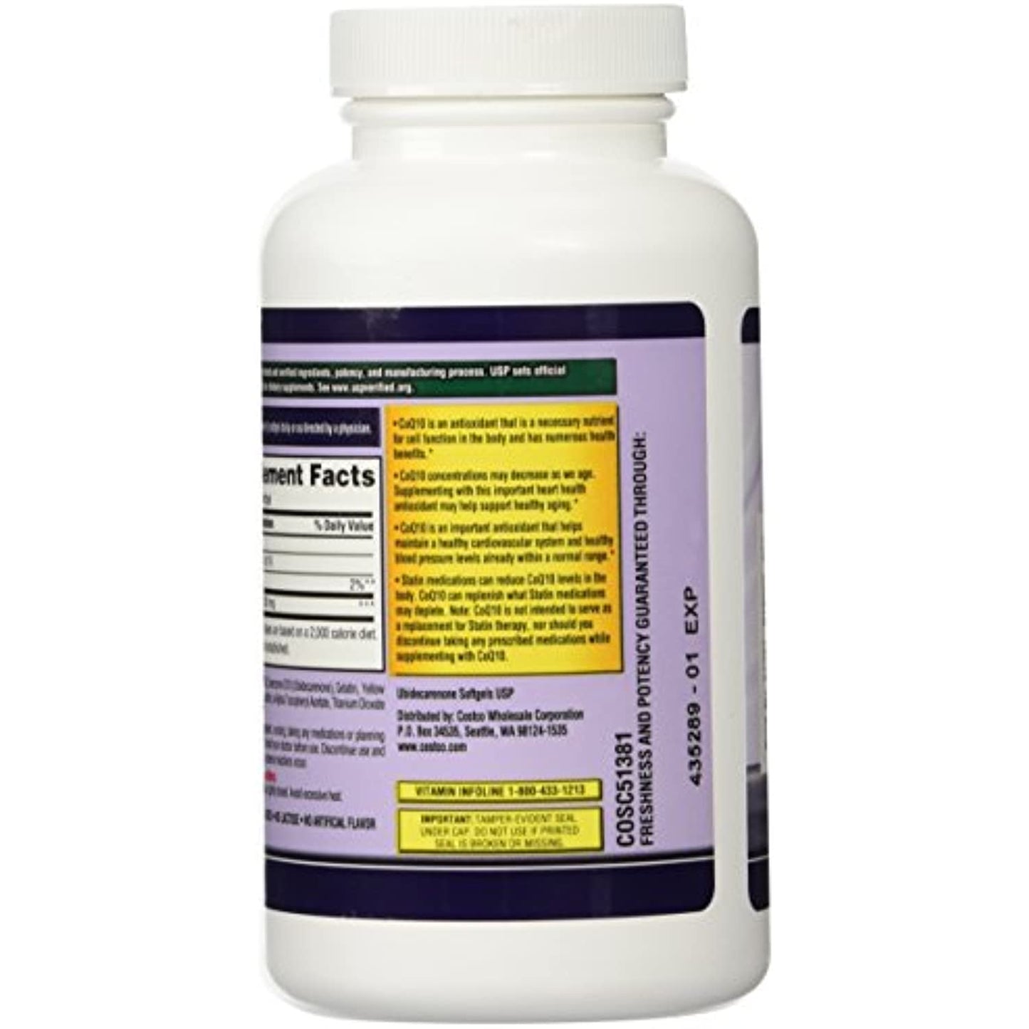 Kirkland Signature CoQ10 300 mg, 200 Softgels