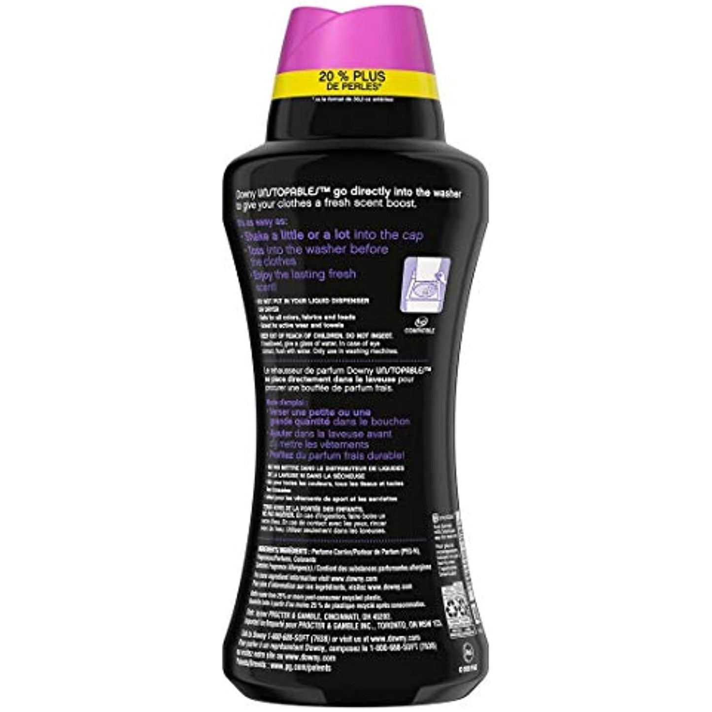 Downy Downy Unstopables in-wash Scent Booster Beads, Lush (37.5 Oz.)