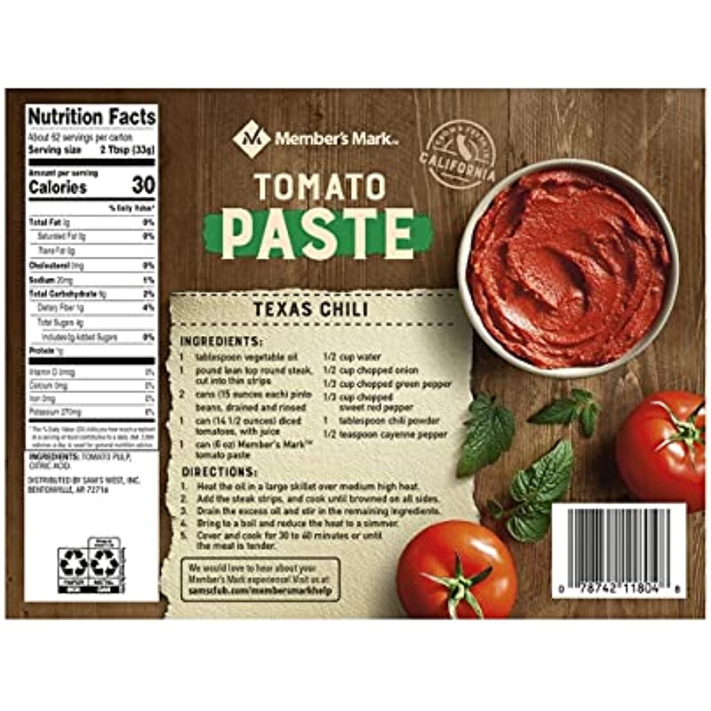 Member's Mark Tomato Paste 6 oz., 12 ct. A1