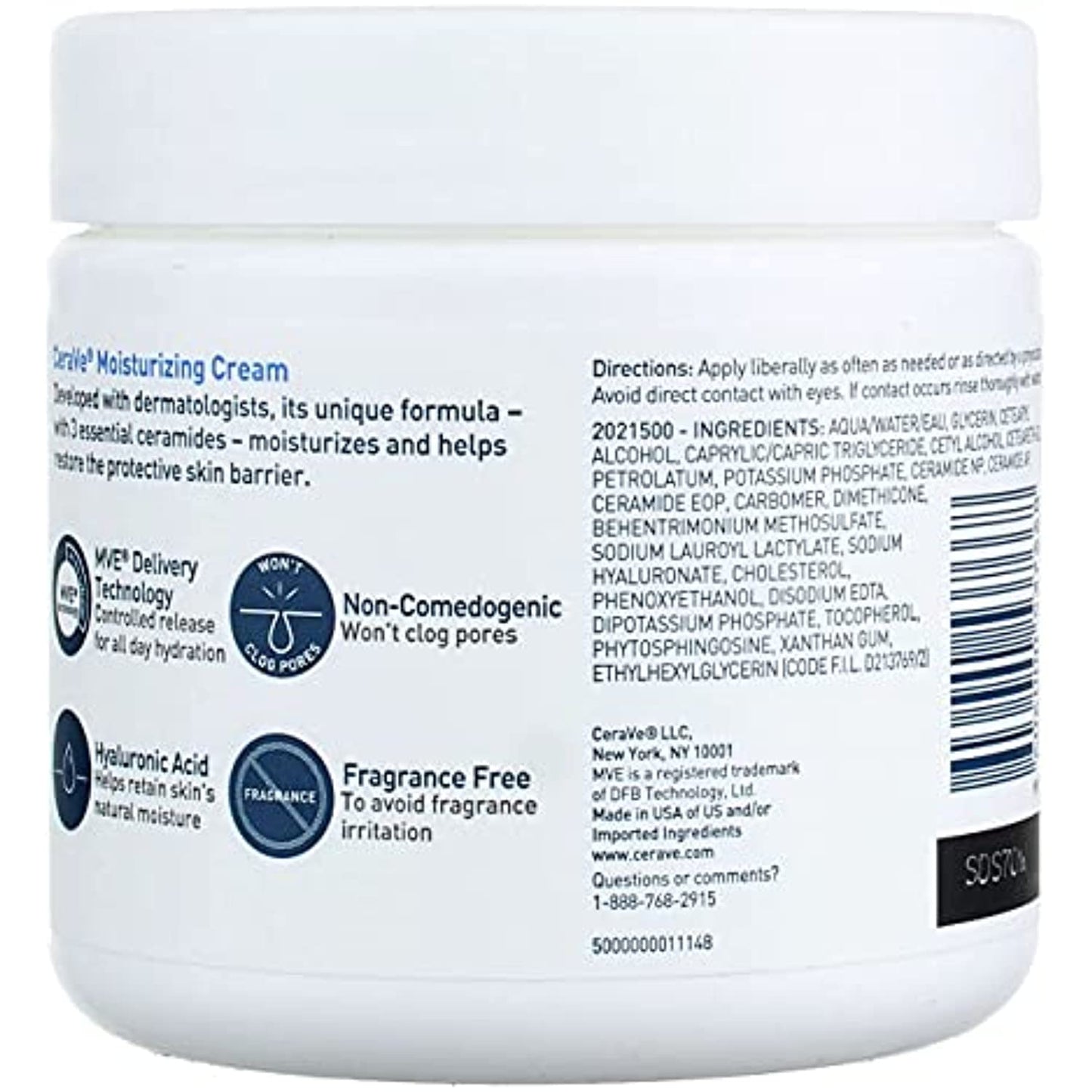 CeraVe Moisturizing Cream - 16 Ounces each (Value Pack of 4)