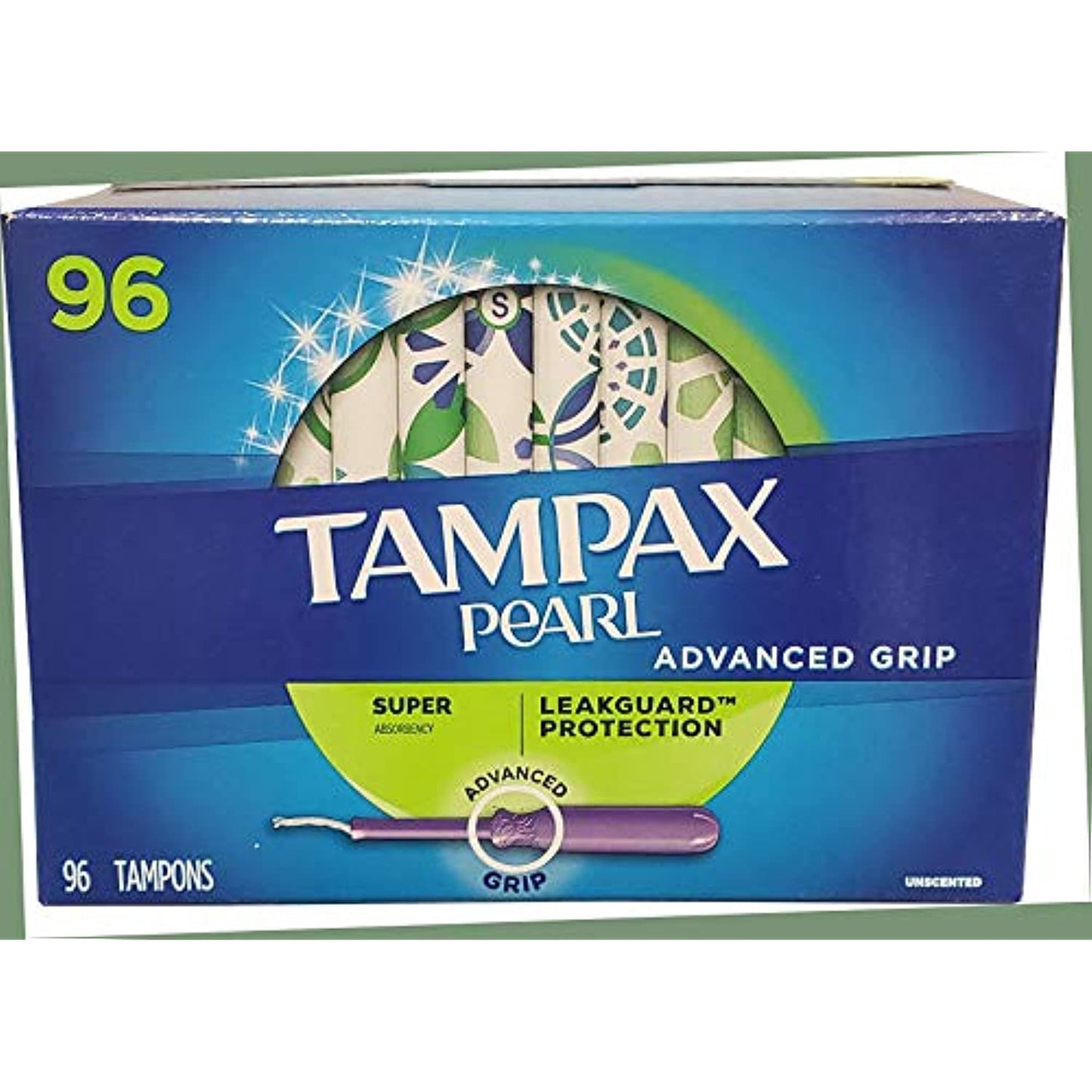 Tampax Pearl Advanced Grip Super Absorbency (96 Count)