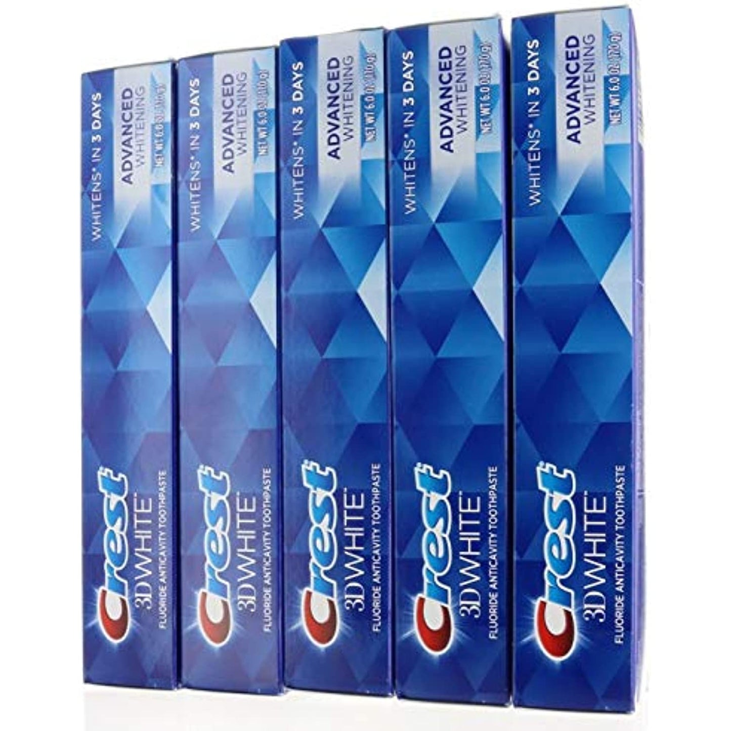 Crest 3D White Advanced Whitening Fluoride Toothpaste