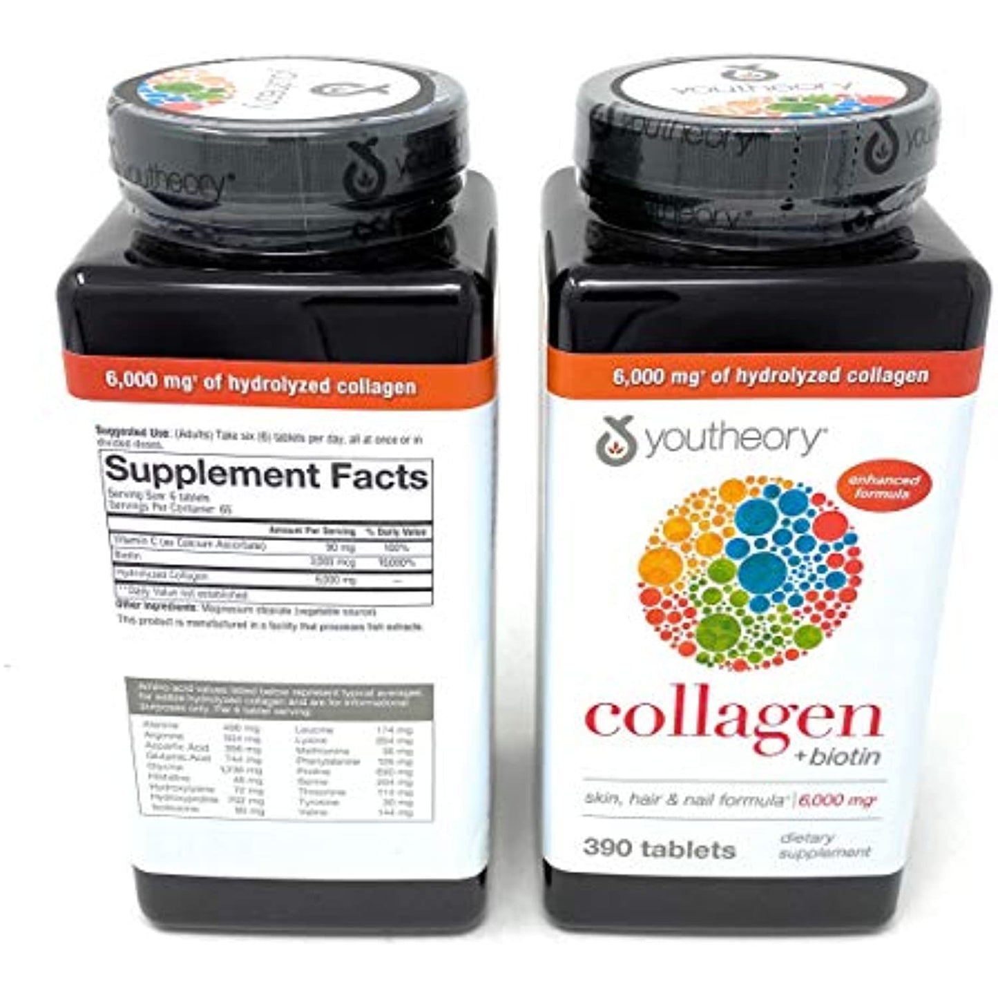 Youtheory Collagen Advanced Formula Tablets - 390 ct (2-Pack for 780 Ct)