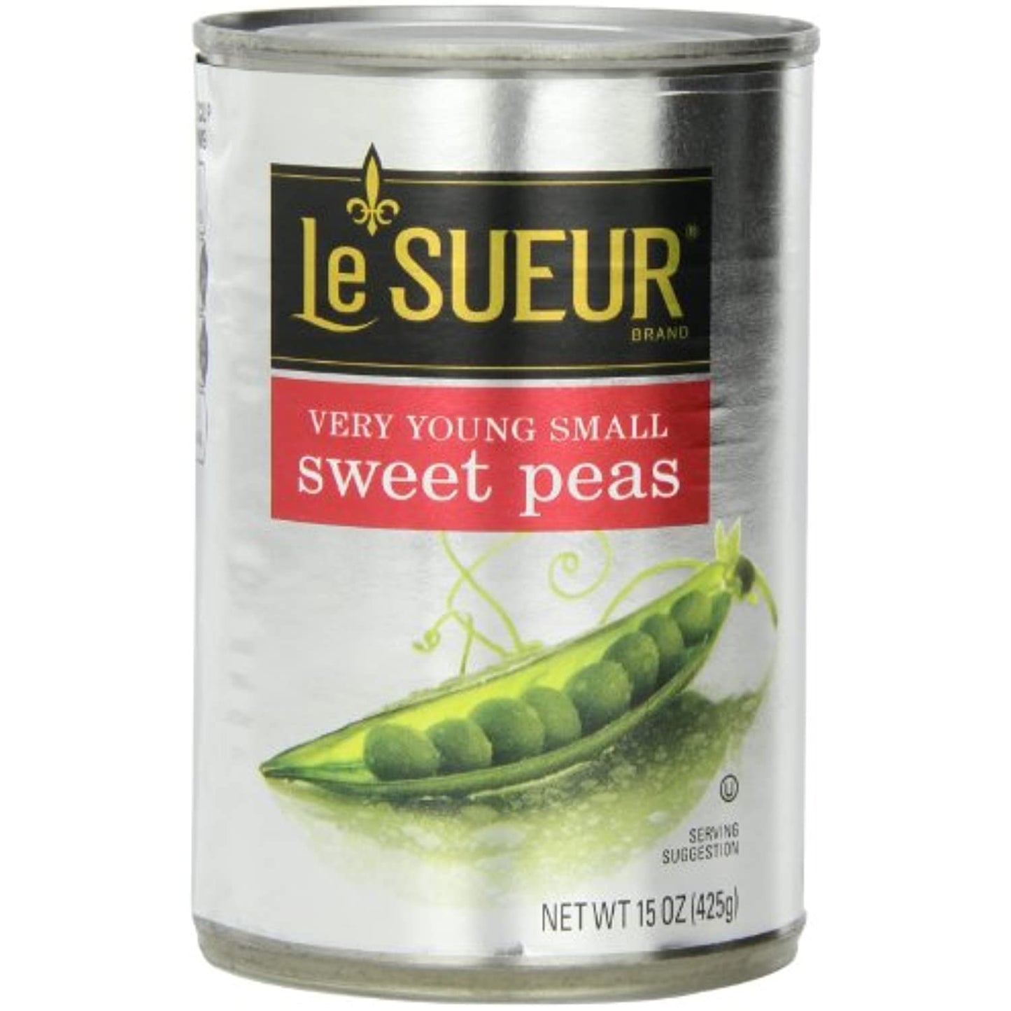 Le Sueur Very Young Small Sweet Peas, 15-Ounce (Pack of 8)