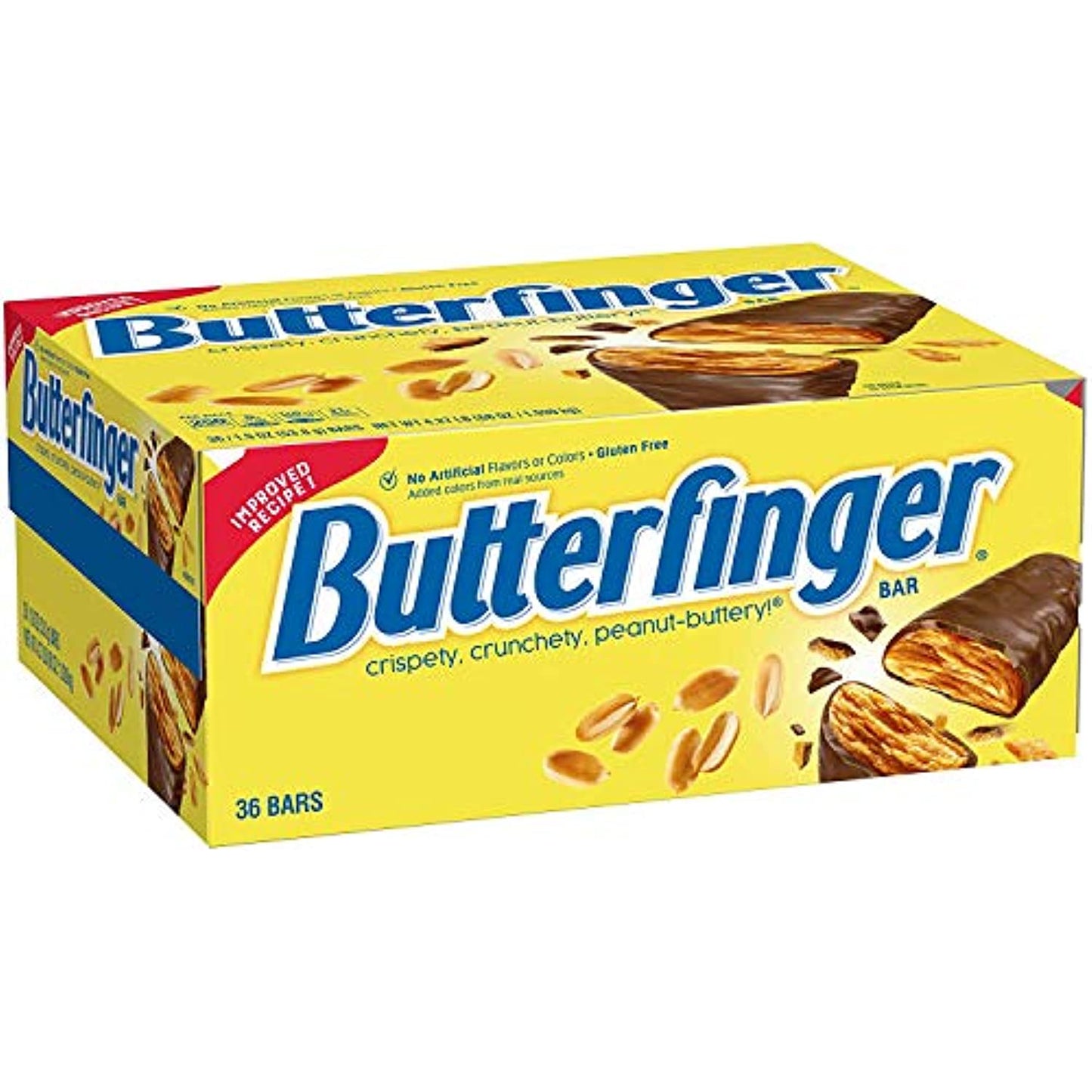 Butterfinger, Chocolate Bar, Count 36 (1.9 oz) - Chocolate Candy / Grab Varieties & Flavors