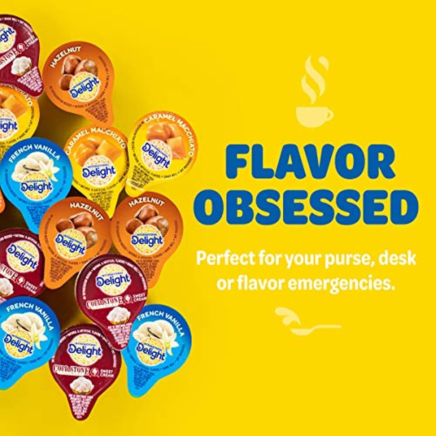 International Delight Coffee Creamer Singles, French Vanilla, 192 Count