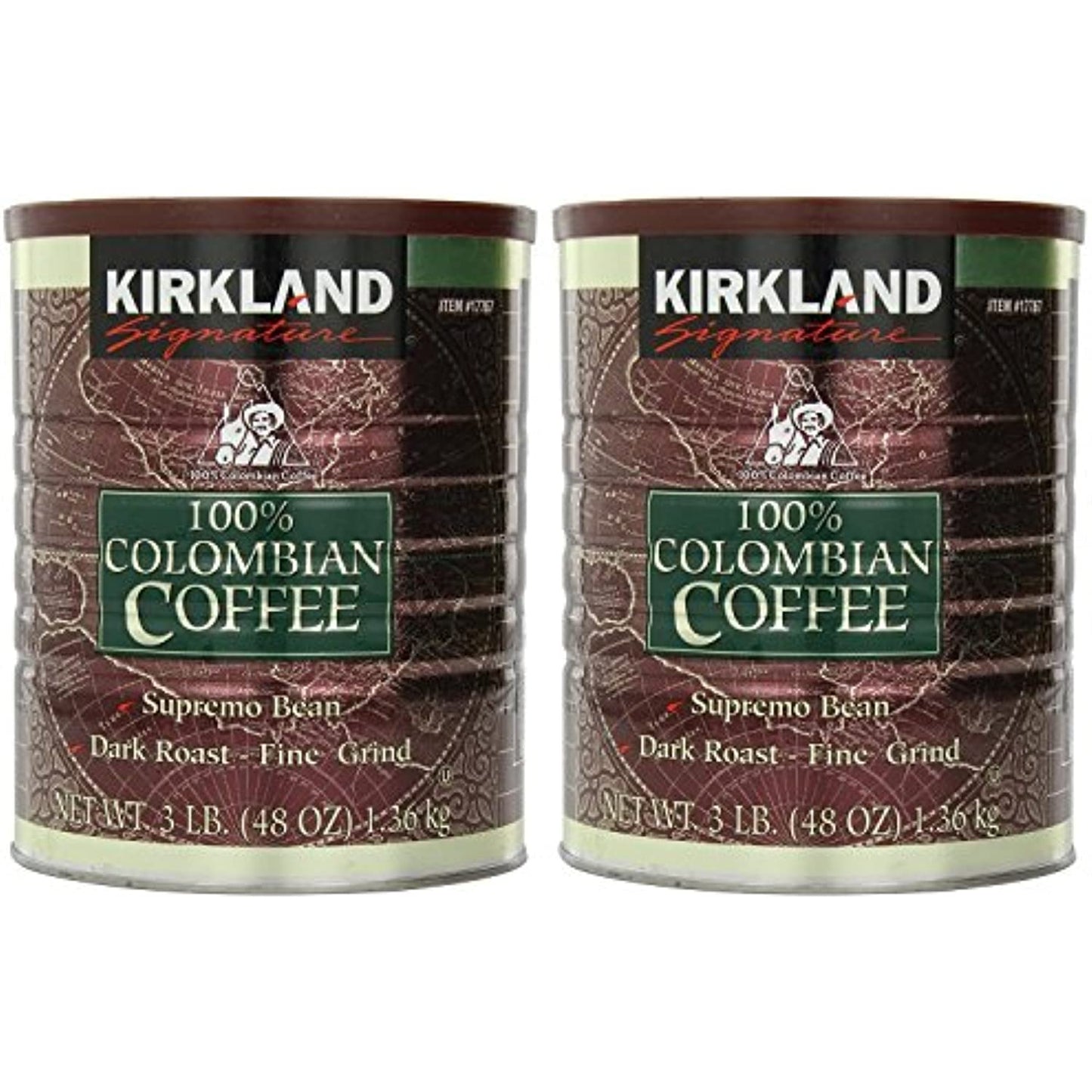 Signature 100% Colombian Coffee Supremo Bean Dark Roast-Fine Grind, 6 Pound ,Signature-ykgj