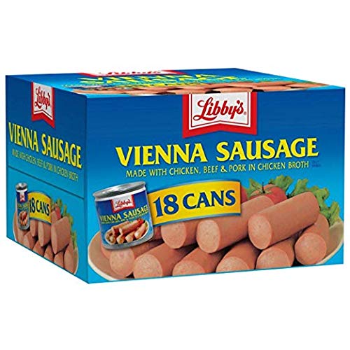 Libby's Vienna Sausage 4.6 oz. cans, 18 ct. (pack of 3) A1