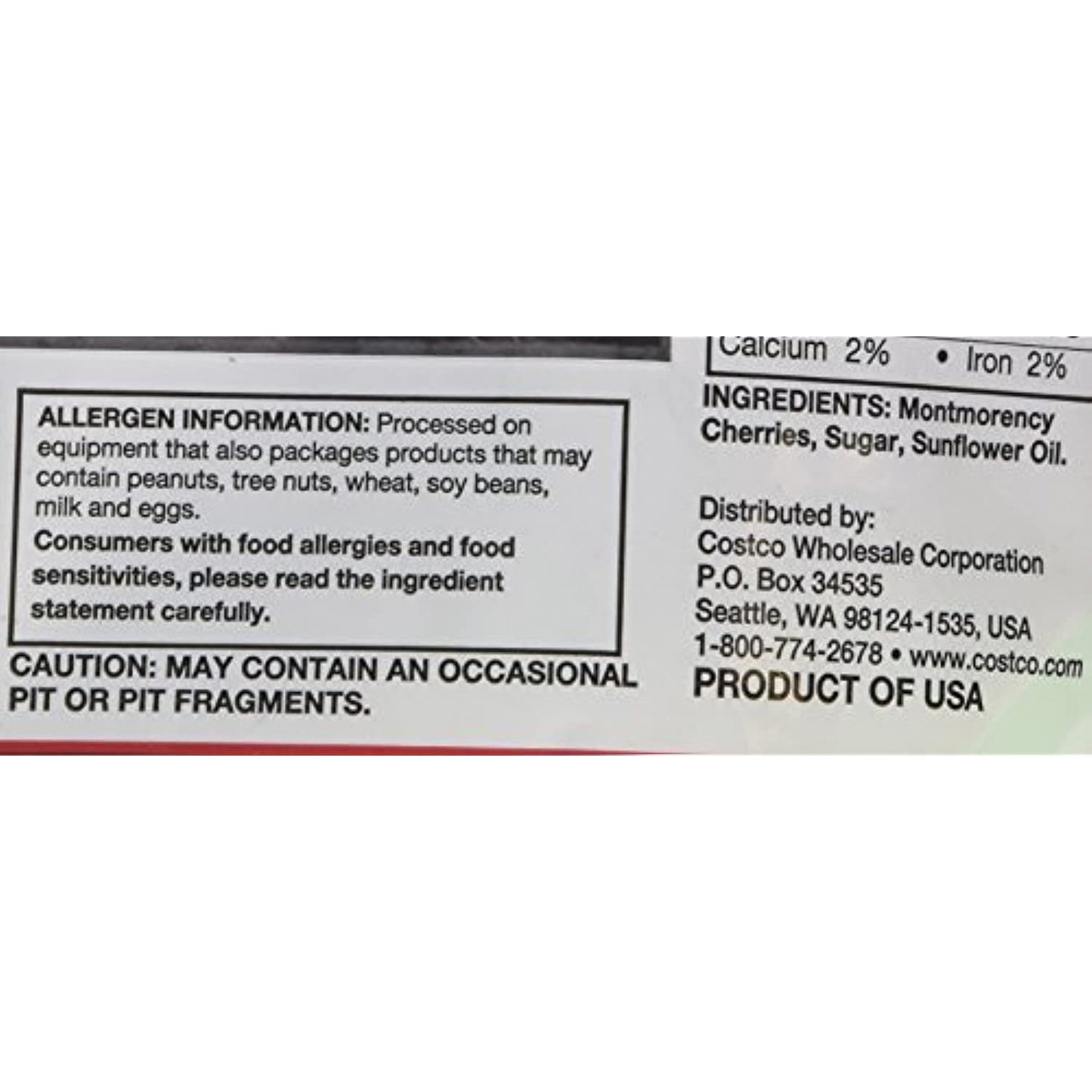 Kirkland Signature Dried Cherries, 20 Ounce