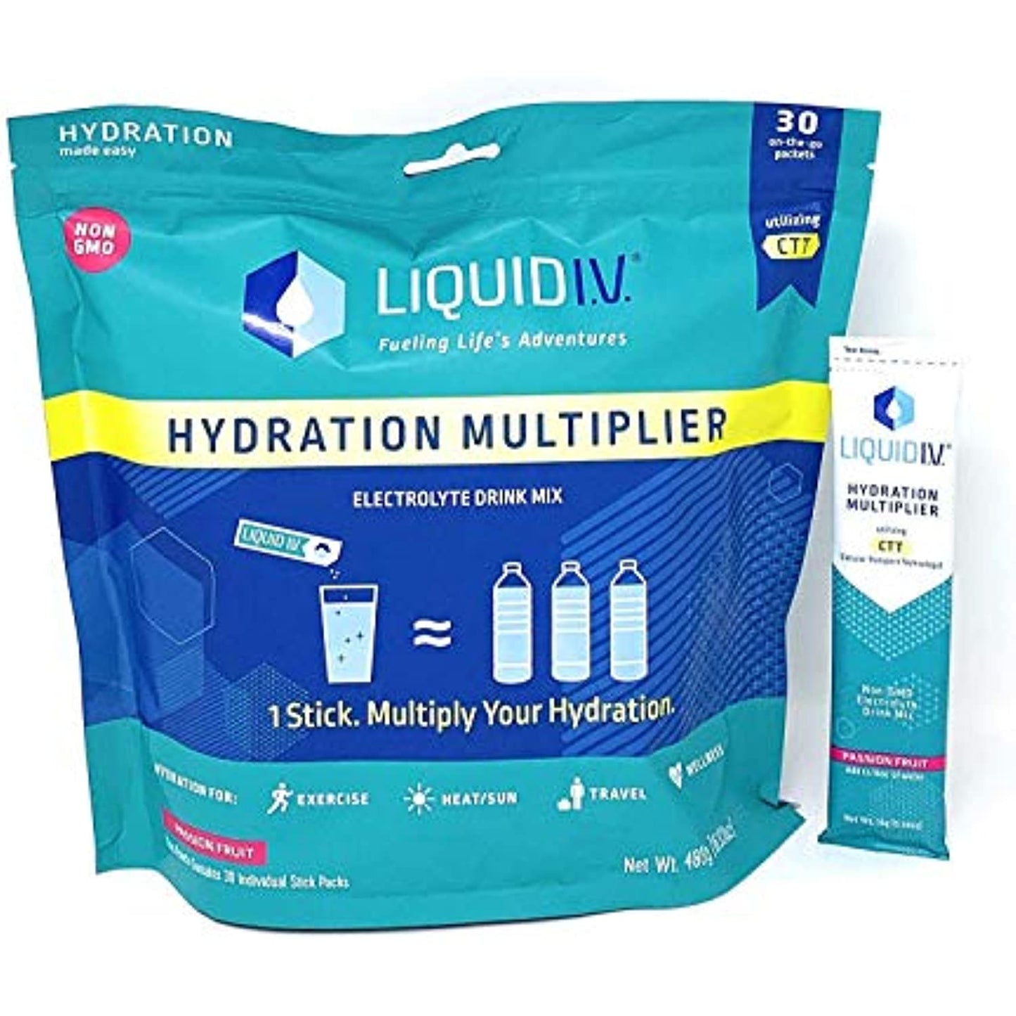 Liquid I.V. Hydration Multiplier 30 Stick, 16.93 Ounce