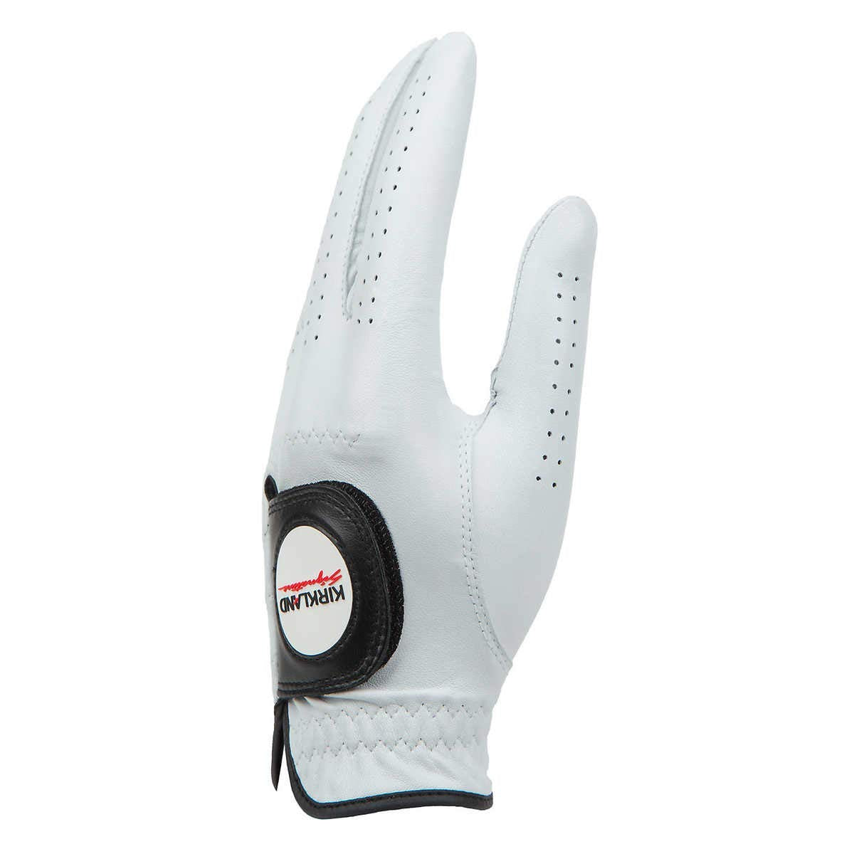 KIRKLAND SIGNATURE Golf Gloves Premium Cabretta Leather, Medium, 4 Pack