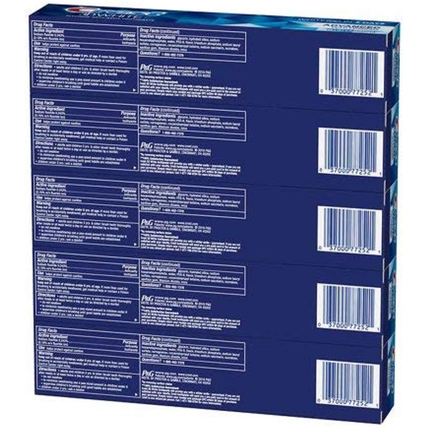 Crest 3D White Advanced Whitening Fluoride Toothpaste