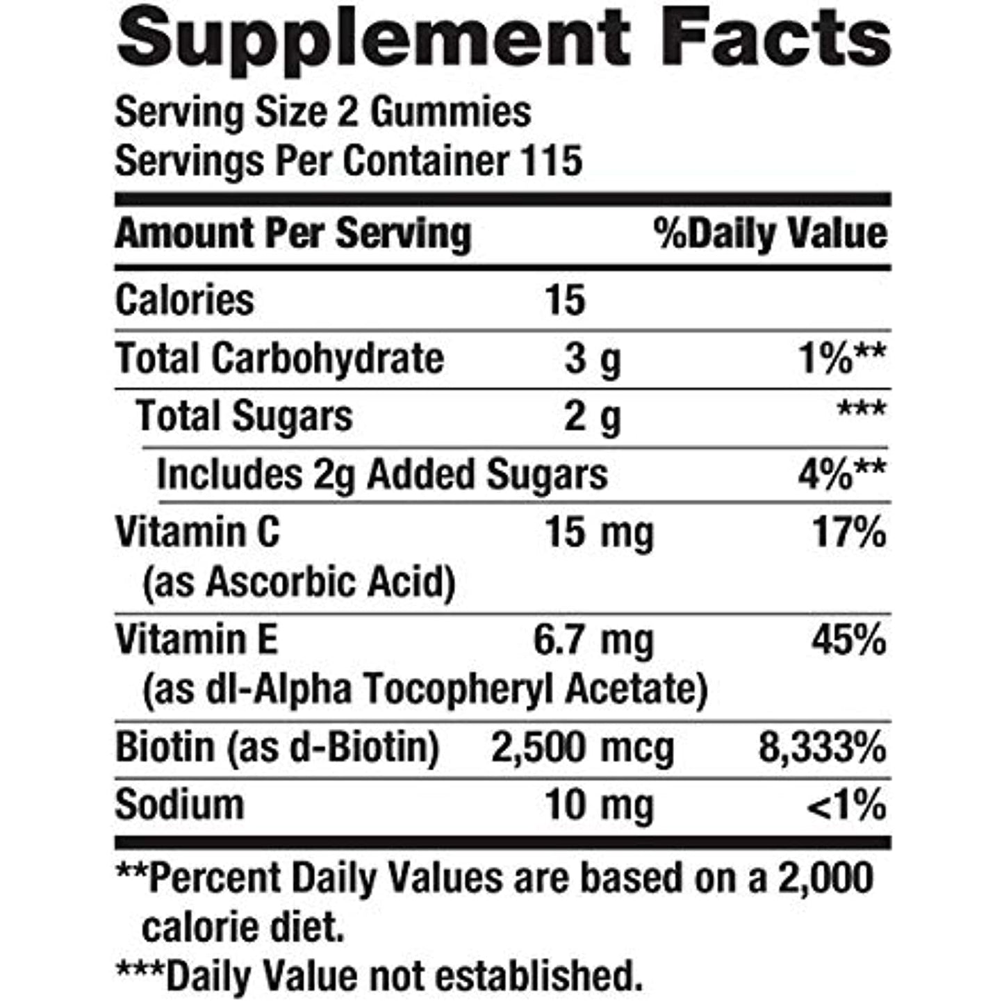 Nature's Bounty eQhof Hair Skin and Nails, 230 Gummies (4 Pack)