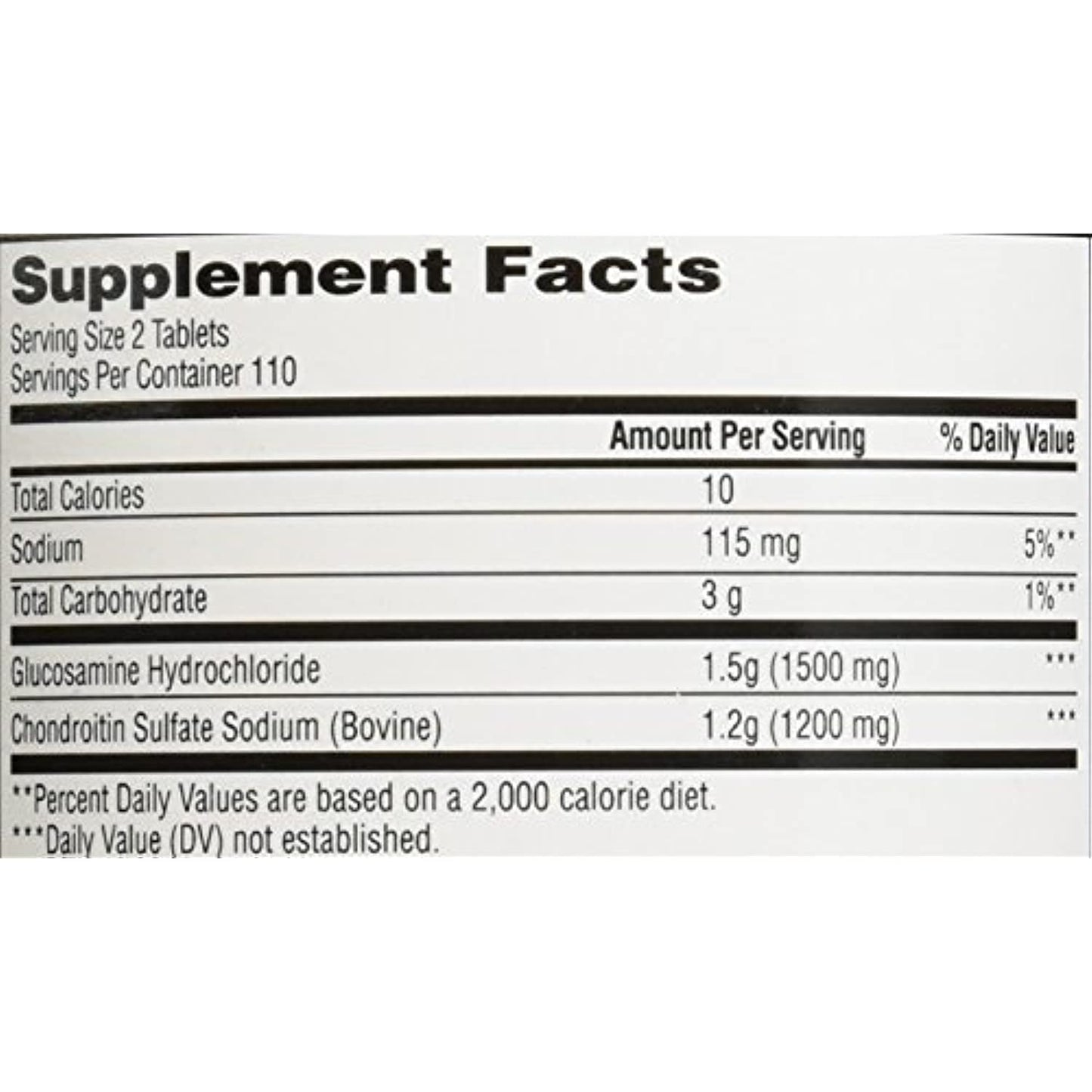KIRKLAND Signature Extra Strength Glucosamine 1500 mg Chondroitin 1200 mg 220 Tablets