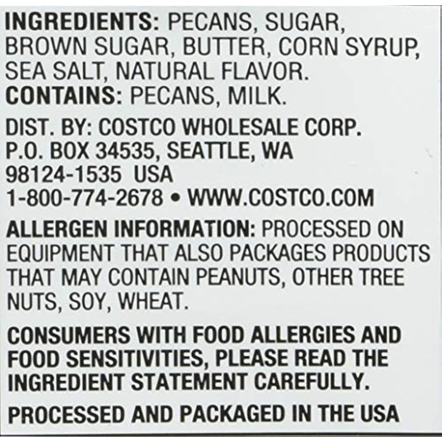 Kirkland Signature Praline Pecans, 40 oz