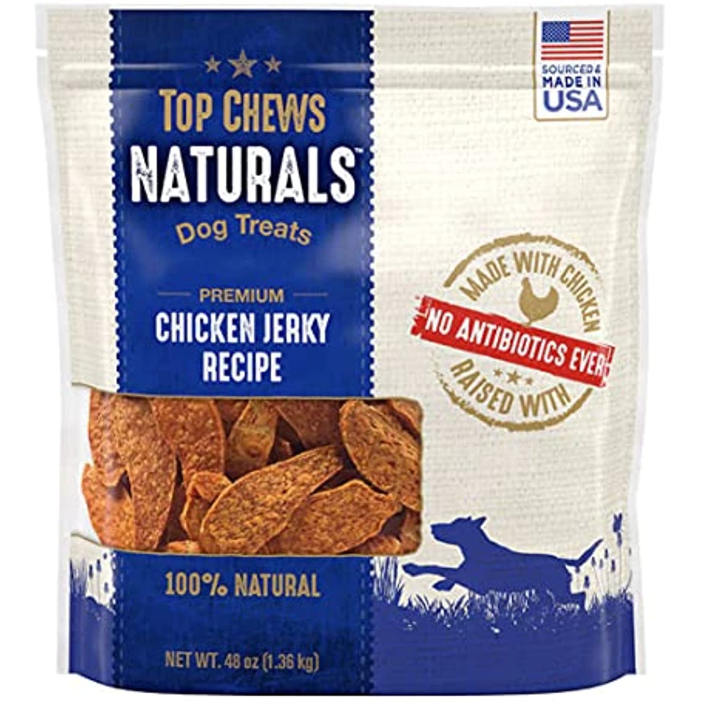Top Chews Chicken Jerky 4Pack ( 48oz Each) XvmOb