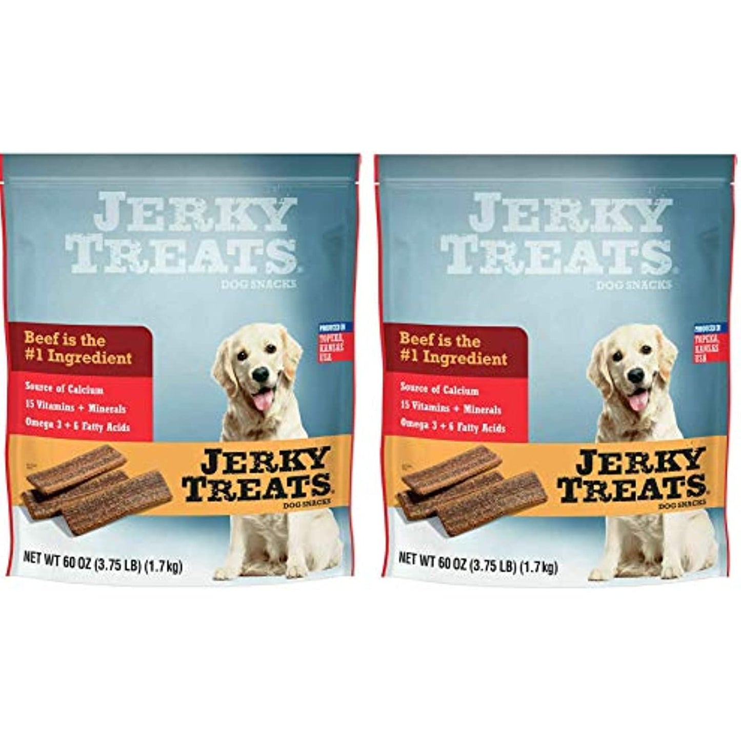 Jerky Treats Tender Strips Dog Snacks Beef 60 oz. 3.75 lbs Jerky-hl Jerky-7q