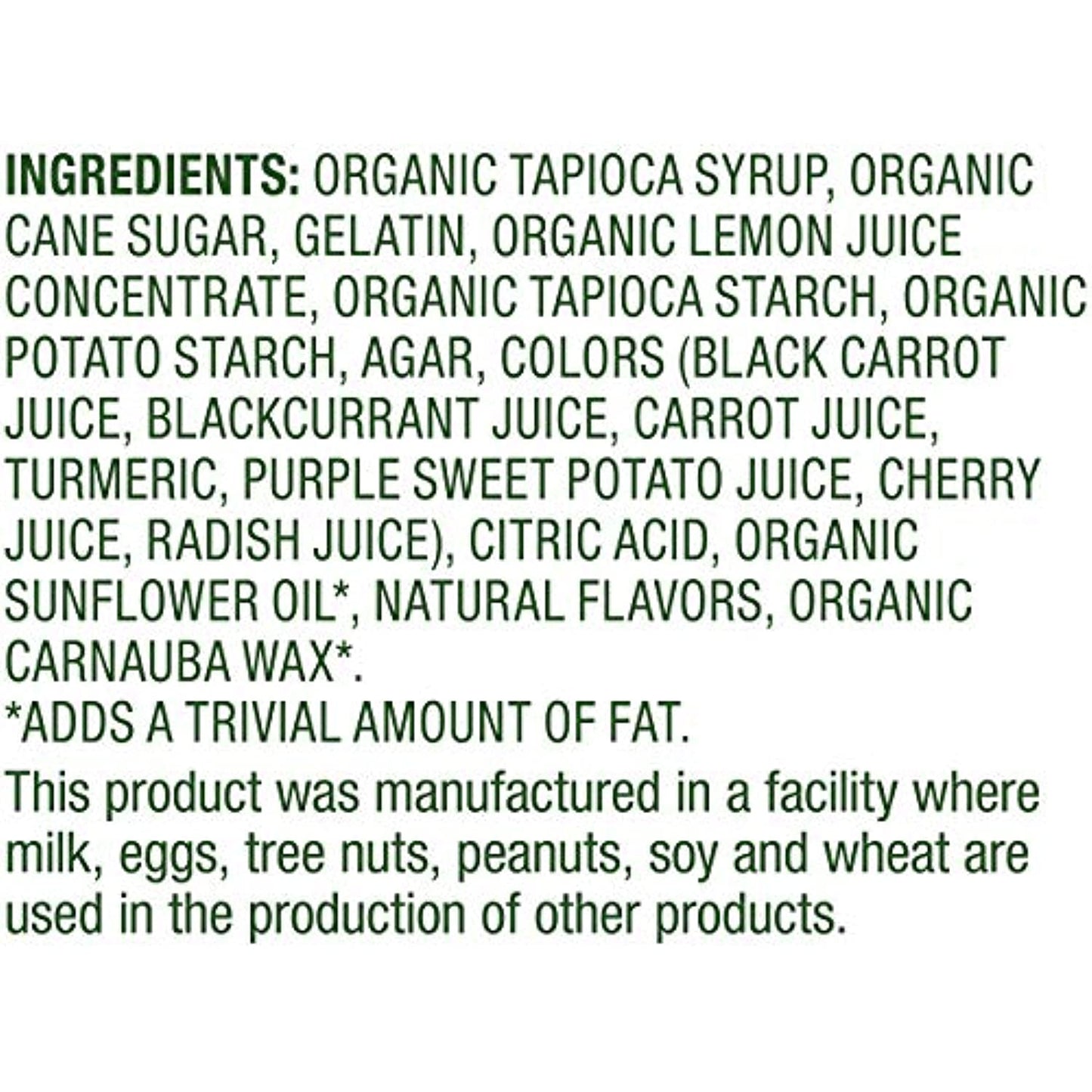 Black Forest Organic Candy, Gummy Bears, 65 Count, 0.8 Oz